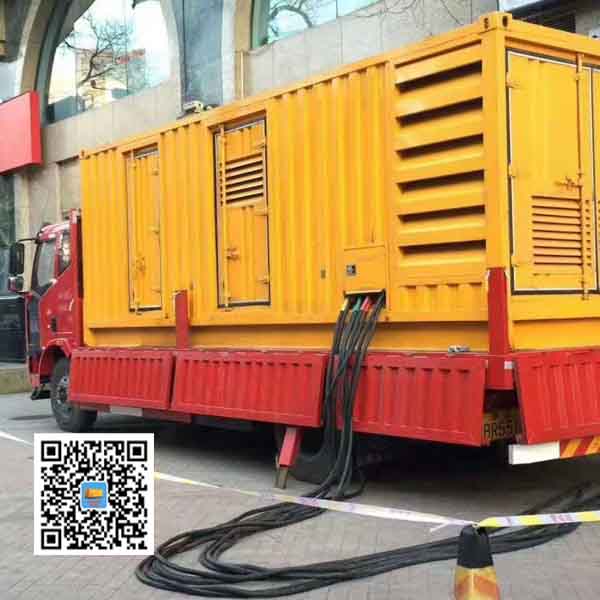 昆玉静音发电机出租